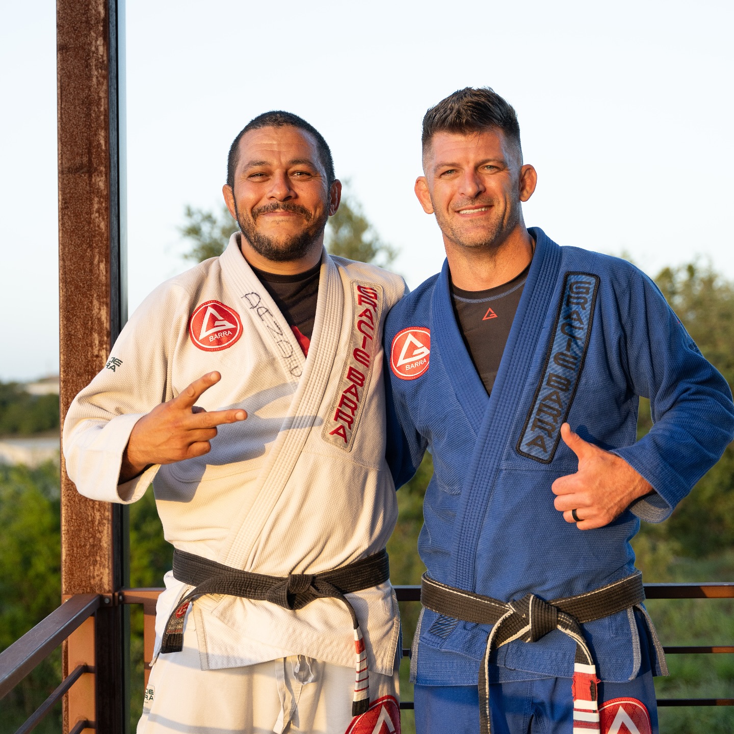 A picture of Robert “Max” Bookman and Alexandre “Dande” Santos